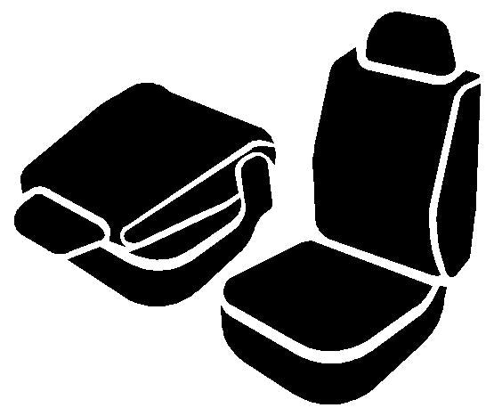 Fia Wrangler Bucket Seat Covers (MPN: TRS49-53 BLACK)