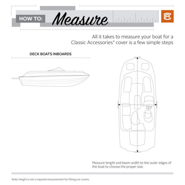 Classic Accessories Boat Cover (MPN: 20-300-131001-RT)