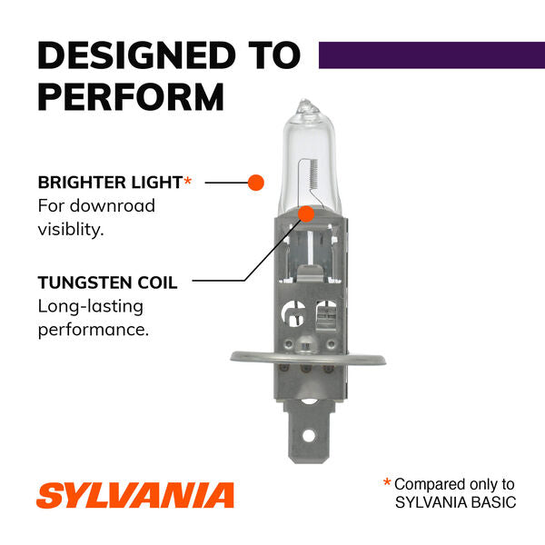 Sylvania XtraVision Halogen Headlight Bulb (MPN: H1XV.BP)