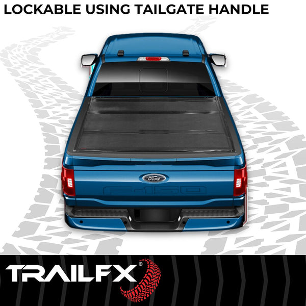 TrailFX Premium Flush Tri-Fold Tonneau Cover (MPN: TFX3709)