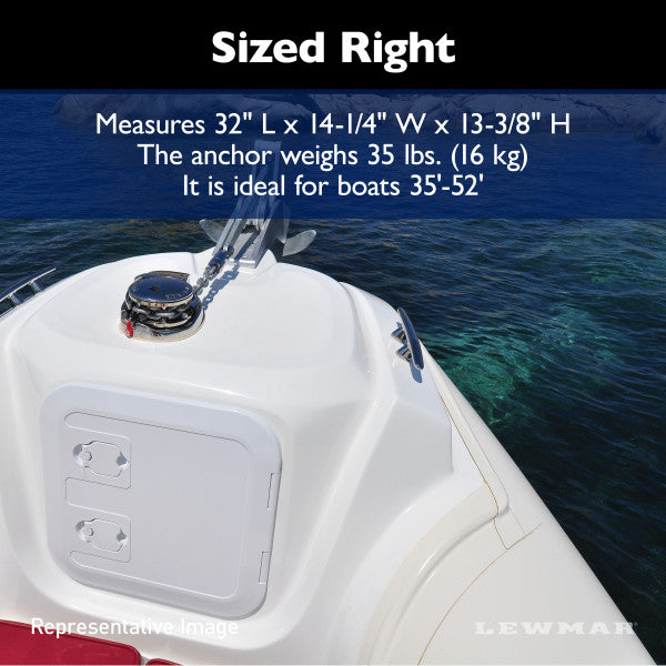 Lewmar DTX Deep Water Plough Anchor (MPN: 0057216)