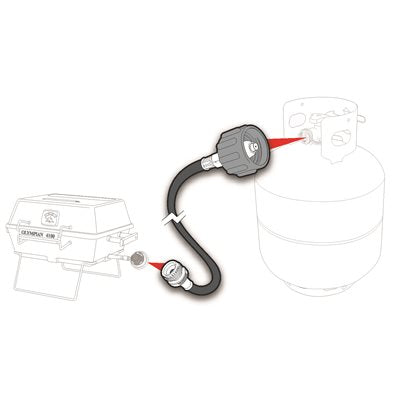 Propane Hose for Connecting 20 Pound Cylinder to Appliance (MPN: 59823)