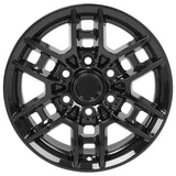 OE Wheels TY17 Gloss Black Aluminum Wheel (MPN: TY17-16070-6550-13B)