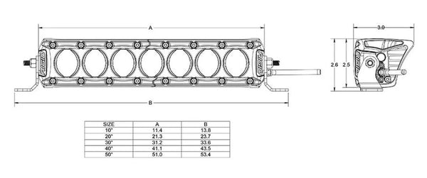 Rigid Revolve Light Bar (MPN: 451613)