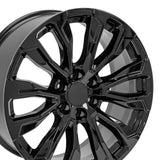 OE Wheels CV30 Gloss Black Aluminum Wheel (MPN: CV30-22090-6550-28B)