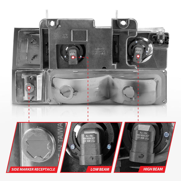 AnzoUSA Headlight Assembly (MPN: 111508)