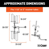 CURT Tray-Style Bike Rack (MPN: 18085)