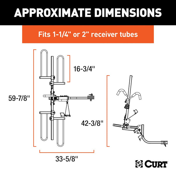 CURT Tray-Style Bike Rack (MPN: 18085)