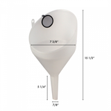 WirthCo Polyethylene D Shaped Funnel (MPN: 90080)