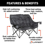 Lippert Big Bear Heated Folding Loveseat (MPN: 2024043335)