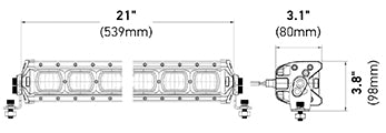Hella Valuefit LBX Series LED Light Bar (MPN: 360002002)