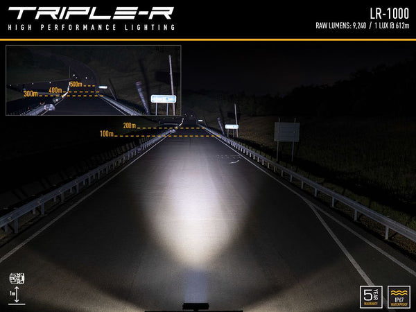 Triple-R Light LR-1000 LED Light Bar (MPN: LR8-PL-B)