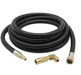 Flame King Propane Feed Hose (MPN: FK-GRD-12FTQC)