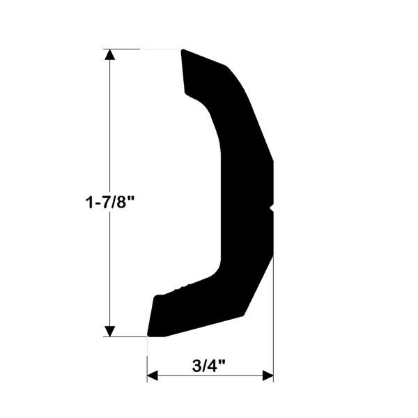 Taco Boat Rub Rail (MPN: V11-4135BKA30-3)