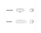 Rigid Driving Fog Light SR-Q Series Midnight Edition (MPN: 905513BLK)