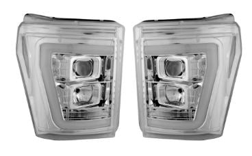 RECON Headlight Assembly With Halogen Bulbs (MPN: 264272CLC)