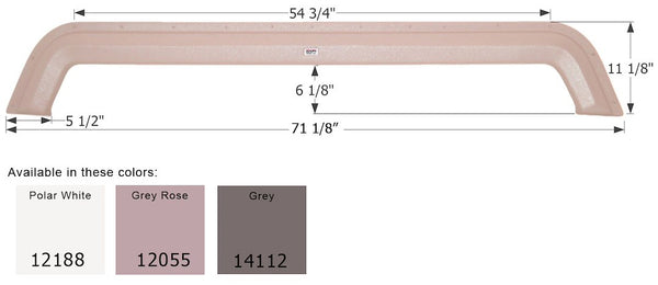 Icon Single Axle Fender Skirt (MPN: 14112)