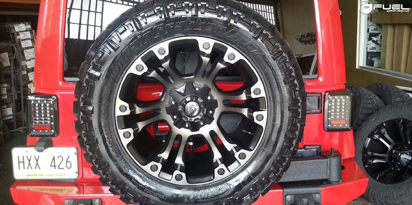 Fuel Off Road Wheel Vapor D569 (MPN: D56918901750)