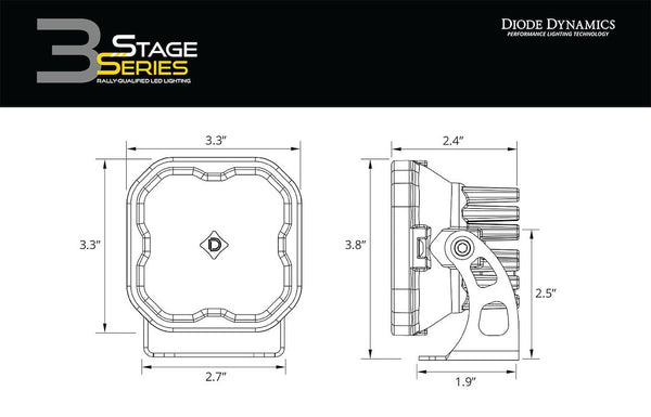 Diode Dynamics Stage Series Sport LED Pod (MPN: DD6126P)