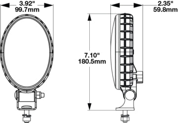 J.W. Speaker Work Light Model 775 XD (MPN: 1707191)