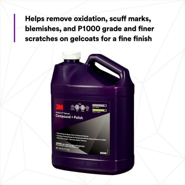 3M Perfect-It Gelcoat Compound (MPN: 30345)