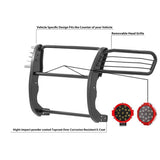 Black Horse Grille Guard Kit (MPN: 17NE23MA-PLR)