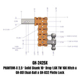 Gen-Y Hitch PHANTOM-X Drop Hitch (MPN: GH-2425X)