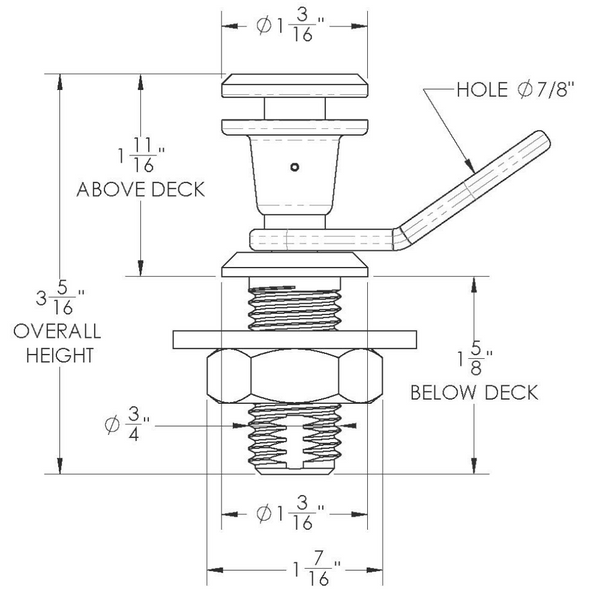 Taco Boat Fender Lock (MPN: F16-0200-1)