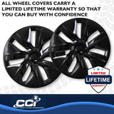 Coast To Coast Wheel Cover Set (MPN: 56619BLK)