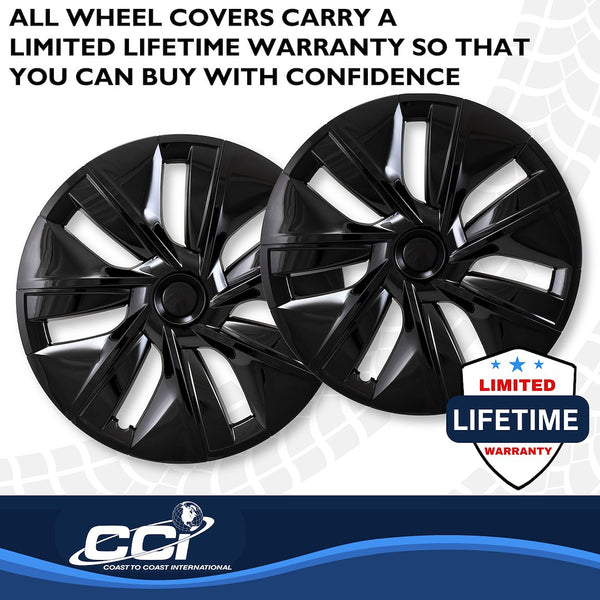 Coast To Coast Wheel Cover Set (MPN: 56619BLK)