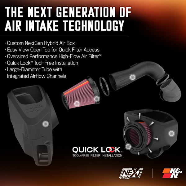 K&N Cold Air Intake System (MPN: 50-3103)