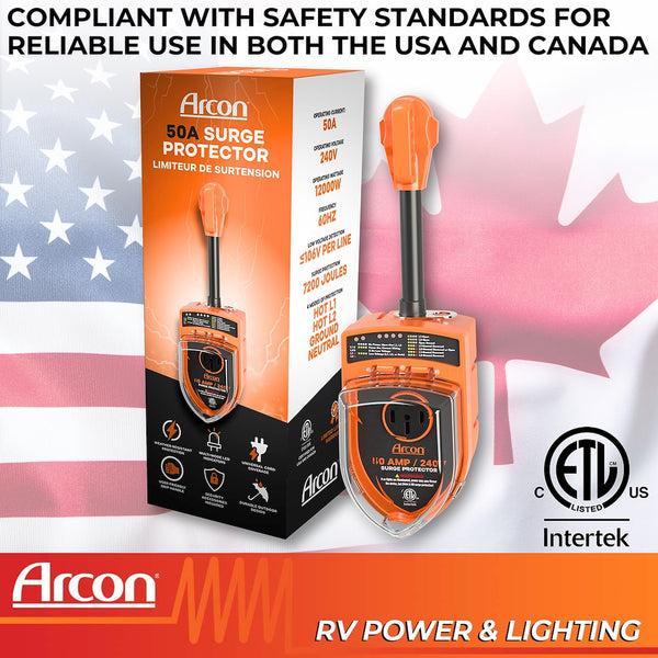 Arcon 50 Amp 240 Volt Surge Protector (MPN: 19759)