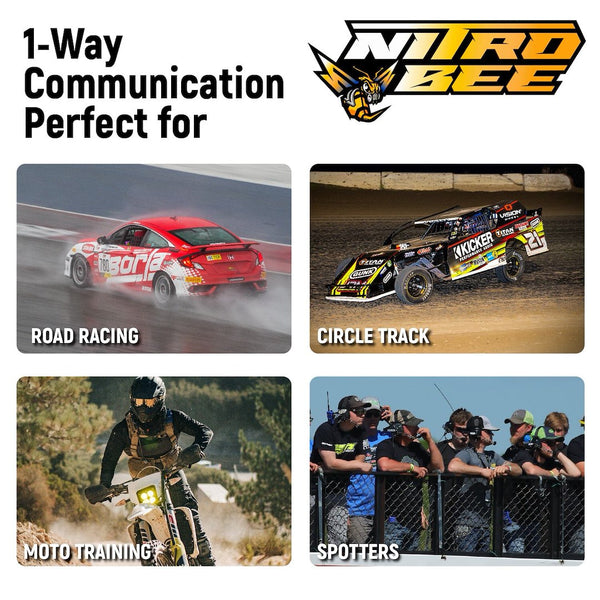 Rugged Radios Nitro Bee Xtreme Handheld UHF Radio (MPN: NITRO-BEE-X)