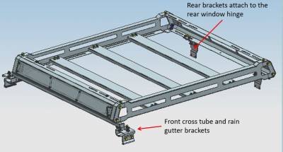 Black Horse Off Road Roof Basket (MPN: BA-JL01)
