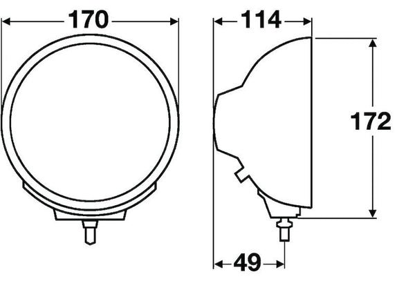 Hella Rallye 4000 Driving Fog Light (MPN: 009094181)