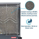 Camco Olympian Wave 6 Catalytic LP Gas Space Heater (MPN: 57341)