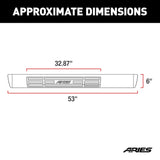 Aries 6 Inch Oval Nerf Bars (MPN: S2853)