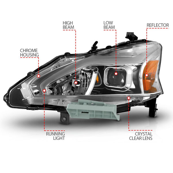 AnzoUSA Headlight Assembly (MPN: 121570)