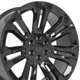 OE Wheels CV43B 24 Inch Aluminum Wheel (MPN: CV43B-24100-6550-24B)