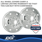 Coast To Coast Wheel Cover 16.5 Inch Chrome Plated Plastic Set of 4 (MPN: IWCAL165P)