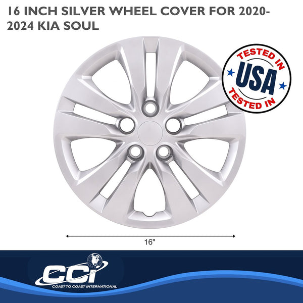 16 Inch Wheel Cover Set by Coast To Coast (MPN: 54816S)