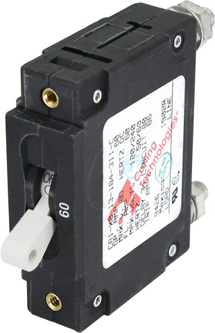 Blue Sea Circuit Breaker C-Series 60 Amp (MPN: 7246-BSS)