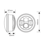 Quake LED Headlight Assembly Tempest Series (MPN: QTE471)