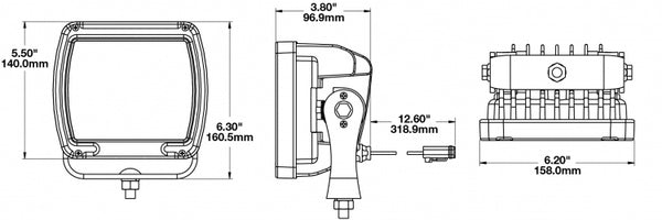 J.W. Speaker Work Light Model 526 (MPN: 1300591)