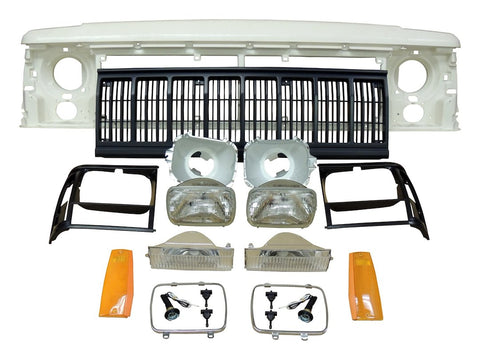 Crown Automotive Header Panel with Grille and Headlamp Bezels (MPN: 55054945K)