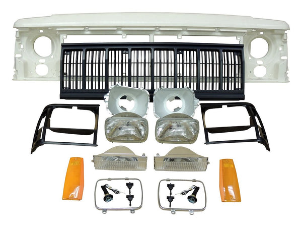 Crown Automotive Header Panel with Grille and Headlamp Bezels (MPN: 55054945K)