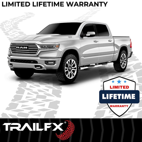 TrailFX 5 Inch Oval Bent Side Bars (MPN: A7081S)