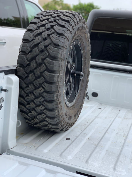 WILCO Off-Road Bed Rail Tire Carrier (MPN: UBM34507-J)