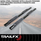 TrailFX 5 Inch Oval Straight Nerf Bar (MPN: A7013B)