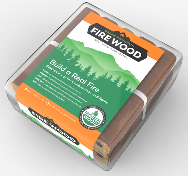Green Mountain Firewood Compressed Logs (MPN: GMFW 8 PACK)